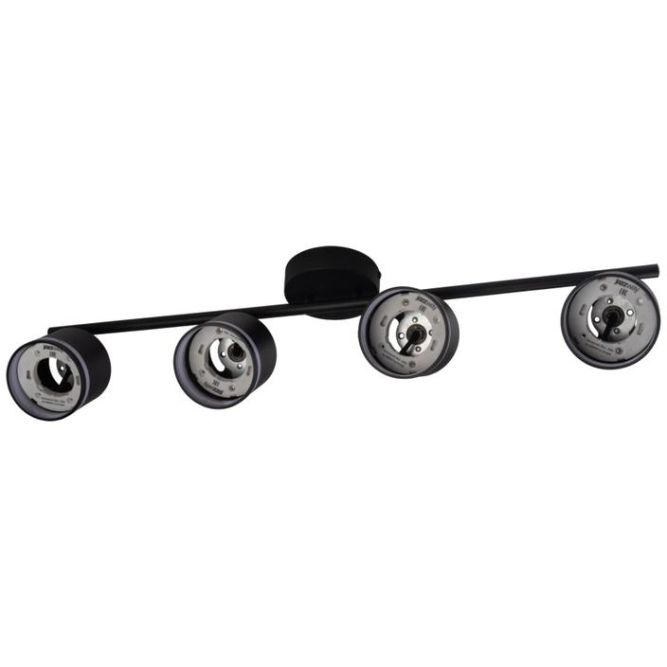 Светильник PCL-0704 max 20Вт (каждая лампа) 4xGX53 IP20 230В BL настен./потолочн. декор. под лампу JazzWay 5066885