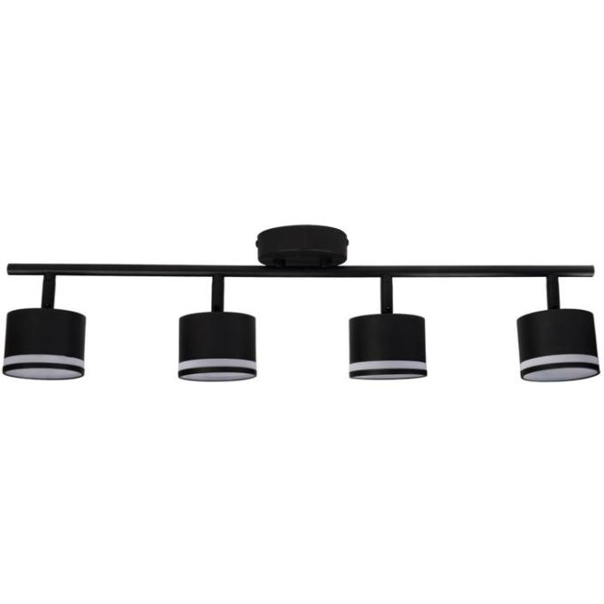 Светильник PCL-0704 max 20Вт (каждая лампа) 4xGX53 IP20 230В BL настен./потолочн. декор. под лампу JazzWay 5066885