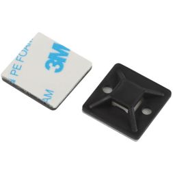 Площадка самоклеящаяся под хомуты 25х25мм NO-225-344 черн. (уп.50шт) Эра Б0066740