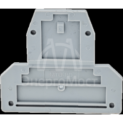 Заглушка торцевая MTU-PD для двухуровневых винт. клемм сер. (уп. 20 шт) ОВЕН 57453