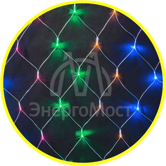 Гирлянда 61 845 NGF-N01-156RGBY-12-1.5x1.5m-230-TR-IP20 Navigator 61845