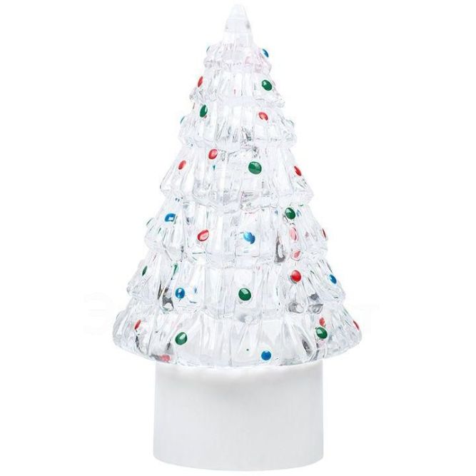 Фигура светодиодная &amp;quot;Елочка средняя&amp;quot; на подставке (батарейки 3хAG13(LR44) в компл.) 10.5см 1LED IP20 4.5В RGB NEON-NIGHT 501-048