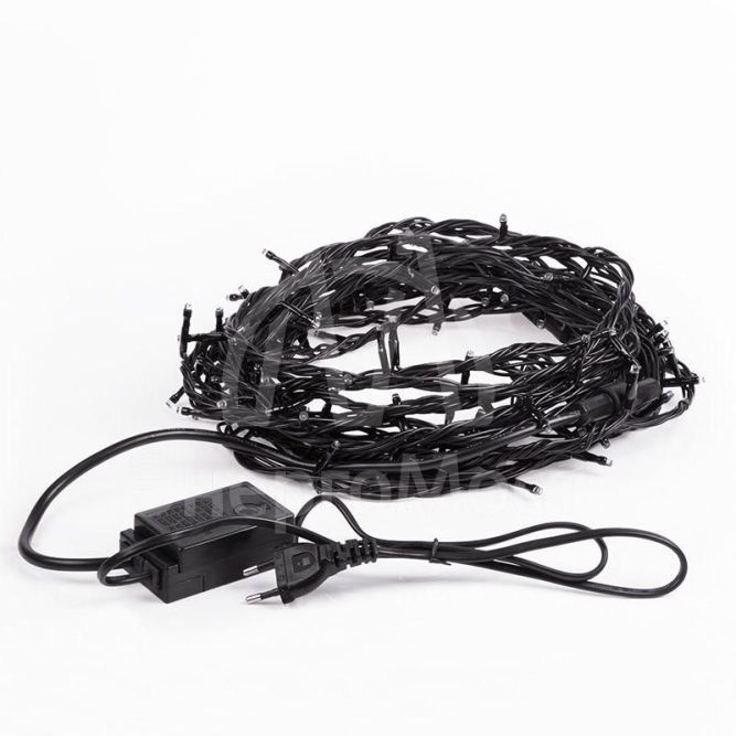 Гирлянда &amp;quot;ТВИНКЛ ЛАЙТ LED&amp;quot; (с контроллером 8 режимов) 20м 200LED 20Вт 220В IP44 мульти. NEON-NIGHT 303-149