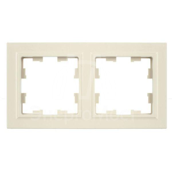 Рамка 2-м BRITE РУ-2-БрКр беж. IEK BR-M22-K10