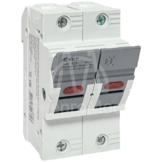 Предохранитель-разъединитель DF 14х51 2п (тип ПВЦ) EKF df142-e