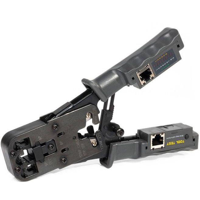 Пресс-клещи для RJ-разъемов с тестером JT-03T КВТ 84493