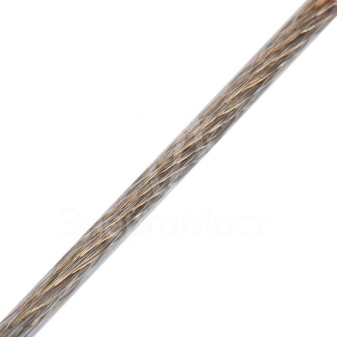 Трос стальной в ПВХ изоляции d3.0мм (200м) REXANT 09-5330