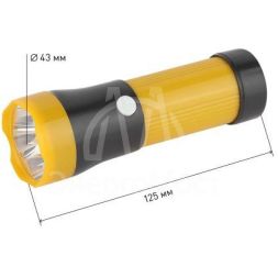 Фонарь TB4L 4хLED пластик 3хAAA полиб. Трофи Б0025679