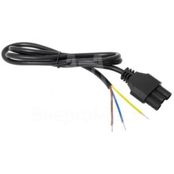 Кабель для подключения светодиодных линейных светильников ДБО-60/120/150 1м 3х0.75 черн. EKF ASC-B-1-LBL