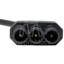 Кабель для подключения светодиодных линейных светильников ДБО-60/120/150 1м 3х0.75 черн. EKF ASC-B-1-LBL