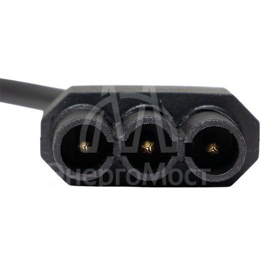 Кабель для подключения светодиодных линейных светильников ДБО-60/120/150 1м 3х0.75 черн. EKF ASC-B-1-LBL