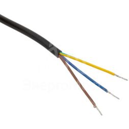 Кабель для подключения светодиодных линейных светильников ДБО-60/120/150 1м 3х0.75 черн. EKF ASC-B-1-LBL