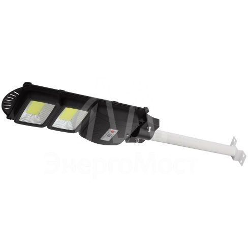 Светильник консольный 40Вт 700лм 5000К IP66 на солнечной батарее SMD с кронштейном с датчиком движения ПДУ ЭРА Б0046800