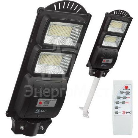 Светильник консольный 40Вт 700лм 5000К IP66 на солнечной батарее SMD с кронштейном с датчиком движения ПДУ ЭРА Б0046800