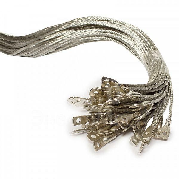 Проводник заземляющий П-1 S=6мм один наконечник ГОФРОМАТИК zeta11210