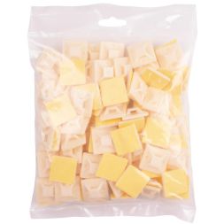 Площадка самоклеящаяся под хомуты PCP-SG 25х25-100WH PA6.6 бел. (уп.100шт) JazzWay 5055049