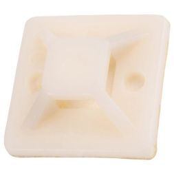 Площадка самоклеящаяся под хомуты PCP-SG 25х25-100WH PA6.6 бел. (уп.100шт) JazzWay 5055049