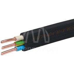 Кабель ВВГ-Пнг(А)-LS 3х1.5 ок (N PE) 0.66кВ (м) АЛЬФАКАБЕЛЬ 656836