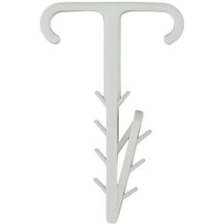 Дюбель-хомут Т-образный для двух плоских кабелей 2х12 КФ (уп.100шт) Rexant 07-4615