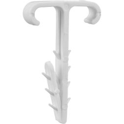 Дюбель-хомут Т-образный для двух плоских кабелей 2х12 КФ (уп.100шт) Rexant 07-4615