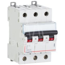 Выключатель автоматический модульный 3п C 40А 6кА DX3-E 6000 3мод. 230/400В Leg 407295