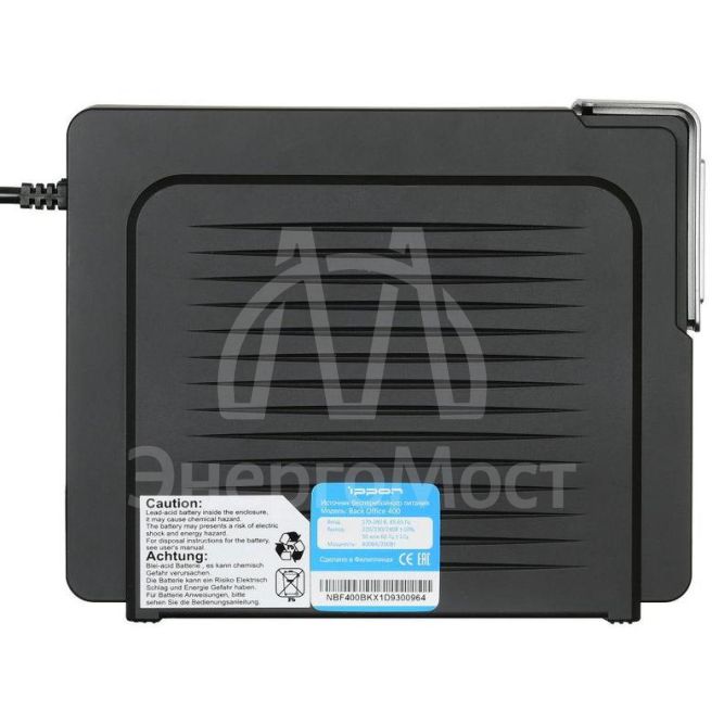 Источник бесперебойного питания Back Office 1000 600Вт 1000В.А черн. IPPON 582021