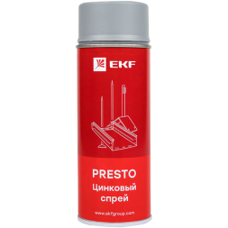 Спрей цинковый "Presto" 400мл EKF lp-zinc
