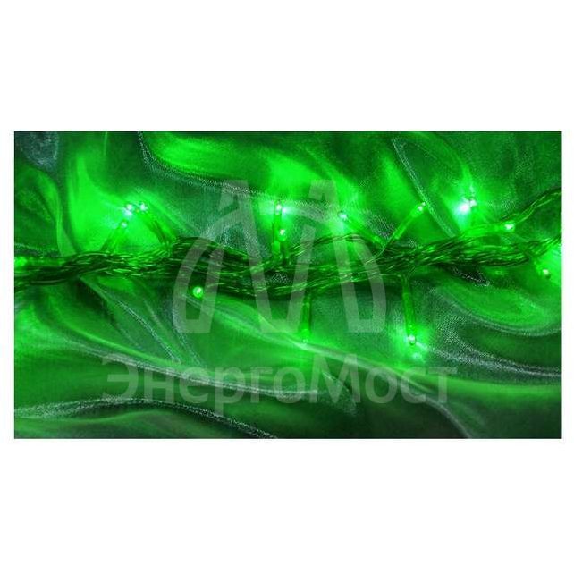 Гирлянда ILD100C-GG 100LED зел. 5м провод зел. Shlights 4690601042736