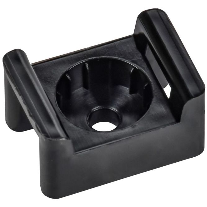 Площадка монтажная 16х23 под пистолет черн. (уп.100шт) IEK UHP20-16-23-100-K02