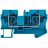Колодка клеммная JXB-ST-4 41А самозажимная син. EKF plc-jxb-st-4-blue