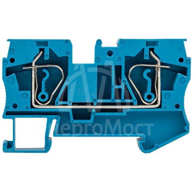 Колодка клеммная JXB-ST-4 41А самозажимная син. EKF plc-jxb-st-4-blue