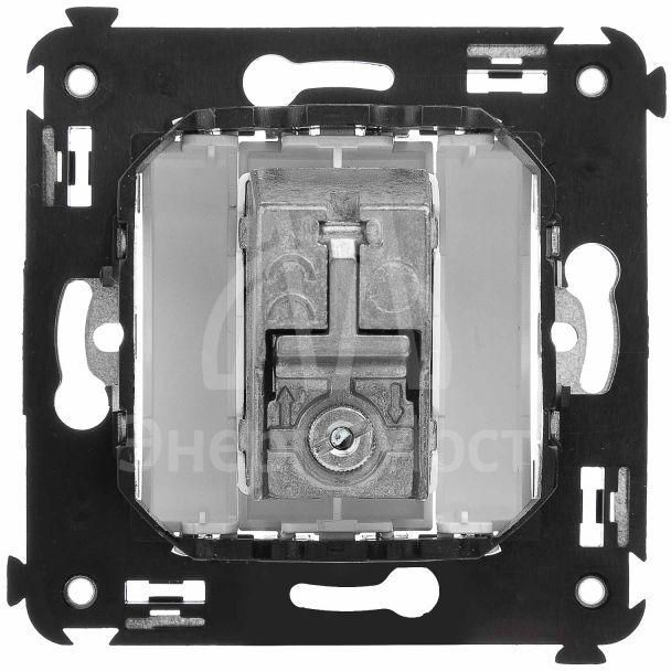 Розетка телевизионная проходная TV СП Avanti &amp;quot;Белое облако&amp;quot; DKC 4400513