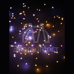 Гирлянда &amp;quot;Нить&amp;quot; ILDM096RGB-C-USB-RC 96 RGB минисветодиодов 9.6м с контроллером для помещений пульт SHLights 4690601049971