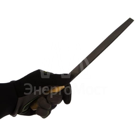 Напильник 200мм плоский деревянная рукоятка Вихрь 73/6/4/1