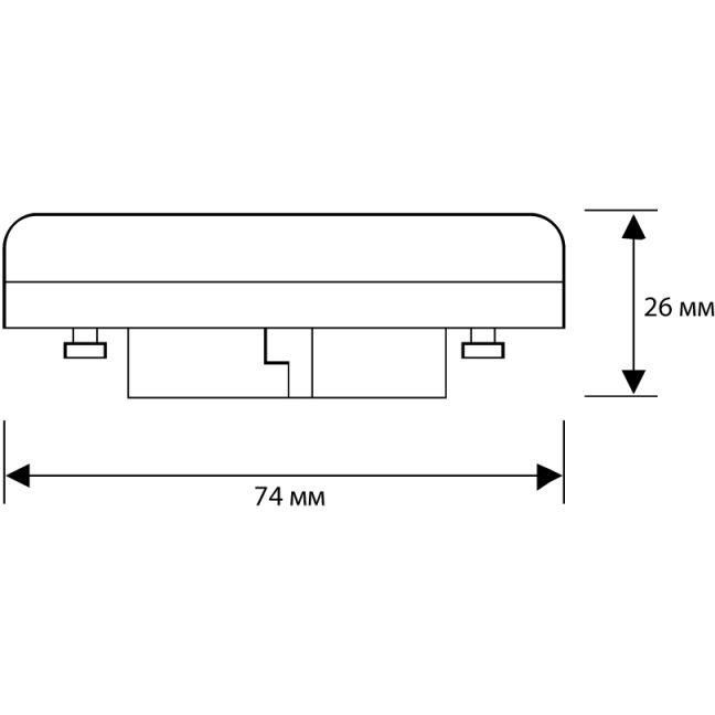 Лампа светодиодная LED12-GX53/865/GX53 12Вт 220В Camelion 13615