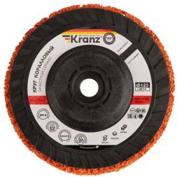Круг зачистной CERAMIC 125хМ14 быстрая уст. адаптер коралл Kranz KR-90-0030-1