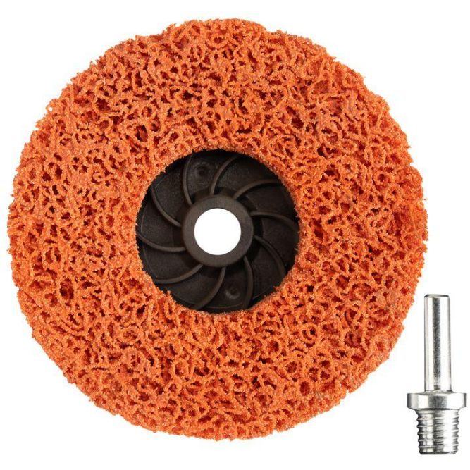 Круг зачистной CERAMIC 125хМ14 быстрая уст. адаптер коралл Kranz KR-90-0030-1