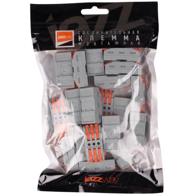 Клемма монтажная СМК PTC-3P 4233 450В 32А 0.08-2.5(4.0)кв.мм JazzWay 5073944