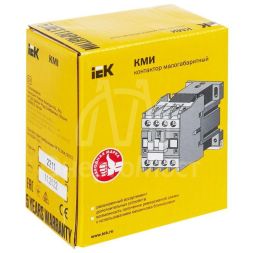 Контактор КМИ-11810 18А 24В/АС3 1НО IEK KKM11-018-024-10
