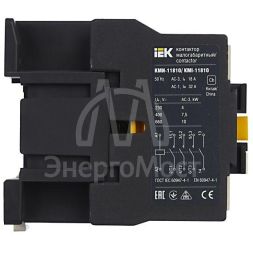 Контактор КМИ-11810 18А 24В/АС3 1НО IEK KKM11-018-024-10