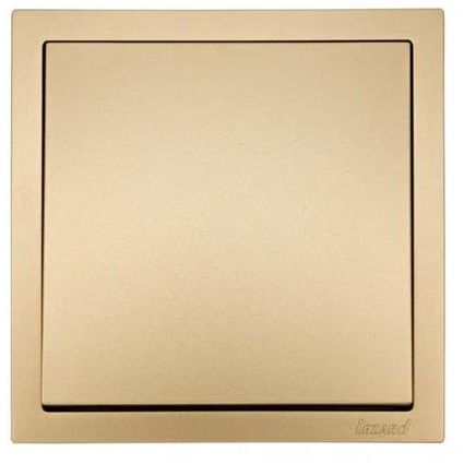 Выключатель 1-кл. СП ZIMA IP20 10А безвинт. зажим зол. LEZARD 704-3688-100QC