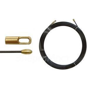 Протяжка кабельная 10м из перлона d3 стальные наконечник поисковая пружина HAUPA 150222