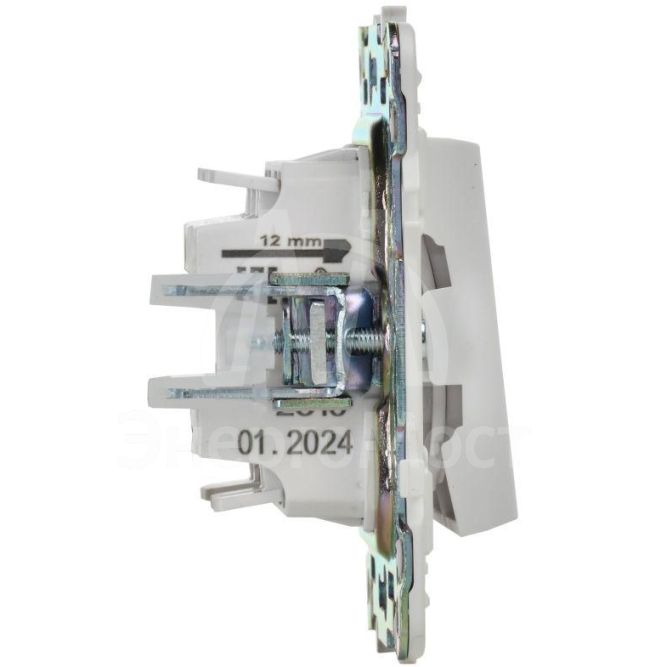 Выключатель проходной 2-кл. SKANDY 10А SK-V05W арктич. бел. IEK SK-V22-0-10-K01