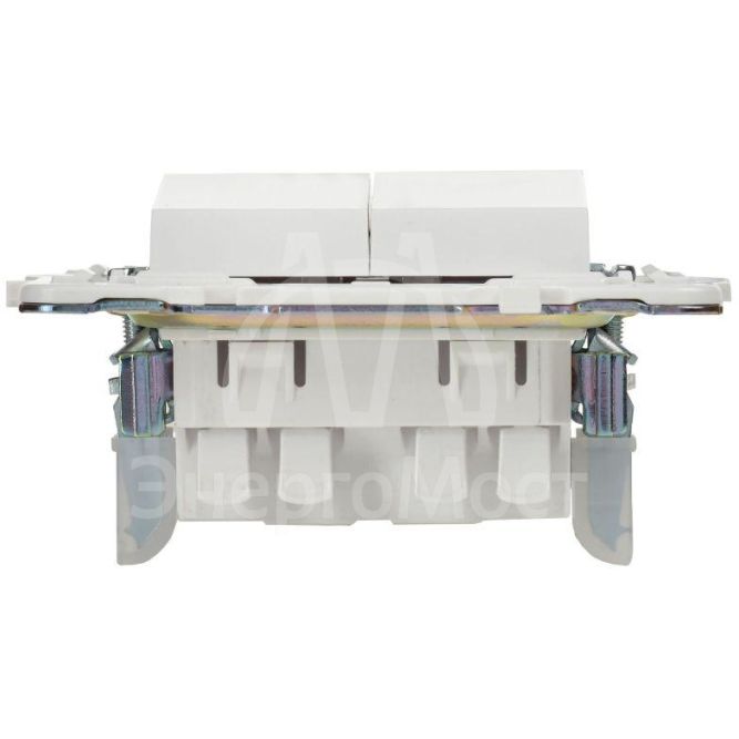 Выключатель проходной 2-кл. SKANDY 10А SK-V05W арктич. бел. IEK SK-V22-0-10-K01