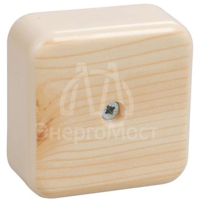 Коробка распаячная ОП 50х50х20 IP20 КМ41206-04 (4 клем. 3кв.мм) сосна IEK UKO10-050-050-020-K34