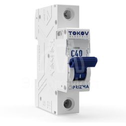 Выключатель автоматический модульный 1П 40А 6кА х-ка C TOKOV Electric TKE-PZ60-MCBI-1-40-C