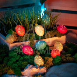 Светильник светодиодный Каскад Эклектика 4м садовый с выносной солнечн. панелью 2м и аккумулятором тепл. бел. Lamper 602-268