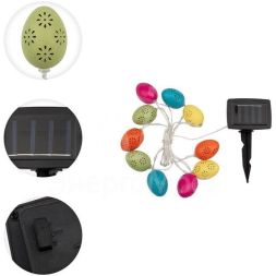 Светильник светодиодный Каскад Эклектика 4м садовый с выносной солнечн. панелью 2м и аккумулятором тепл. бел. Lamper 602-268