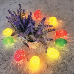 Светильник светодиодный Каскад Эклектика 4м садовый с выносной солнечн. панелью 2м и аккумулятором тепл. бел. Lamper 602-268