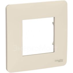 Рамка 1-м UNICA STUDIO беж. SchE NU200244